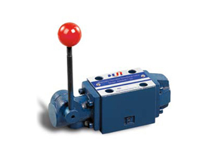 Manually operated directional valve